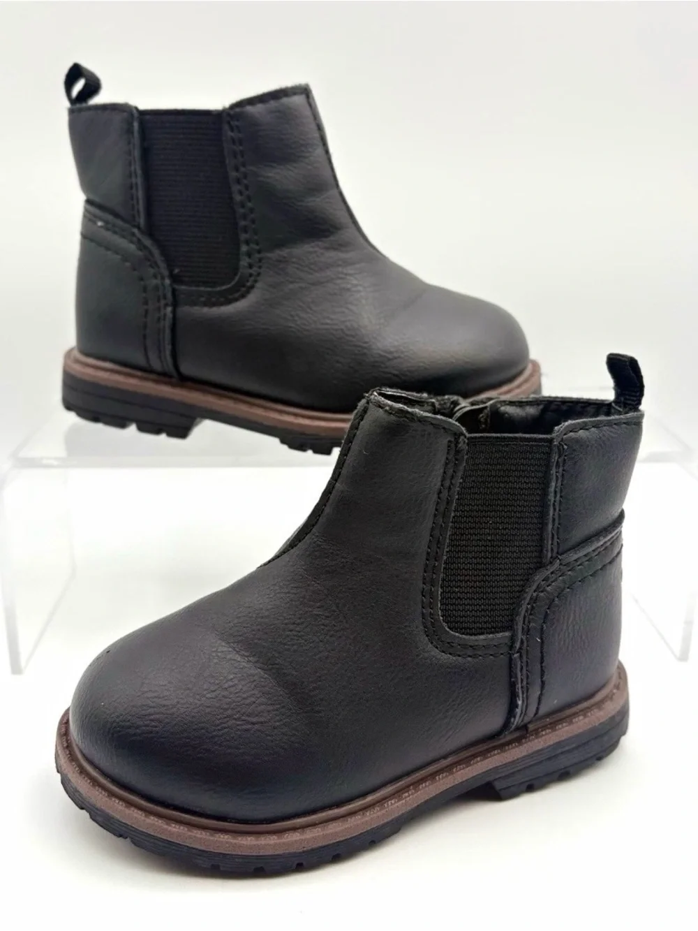 OshKosh B'gosh Black Toddler Chelsea Boots